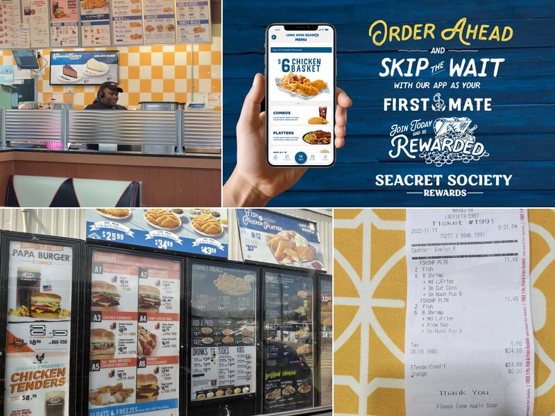 Long John Silver's Menu