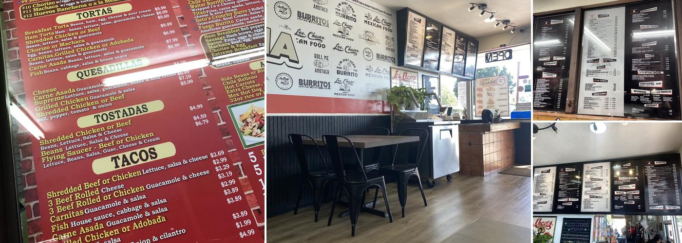 Los Chavos Menu