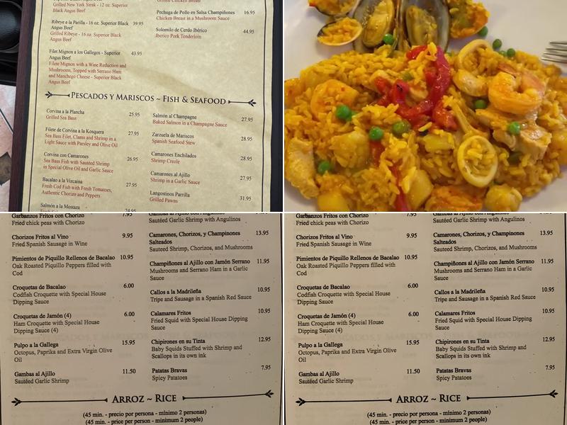 Los Gallegos Restaurant Menu