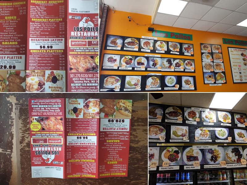 Los Pollos Restaurant Menu