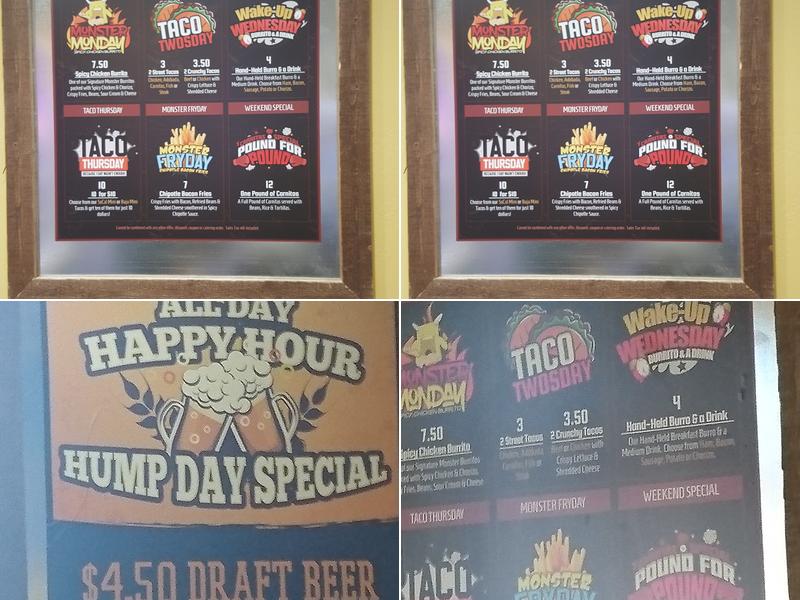 Primos Mexican Food & Cantina Menu