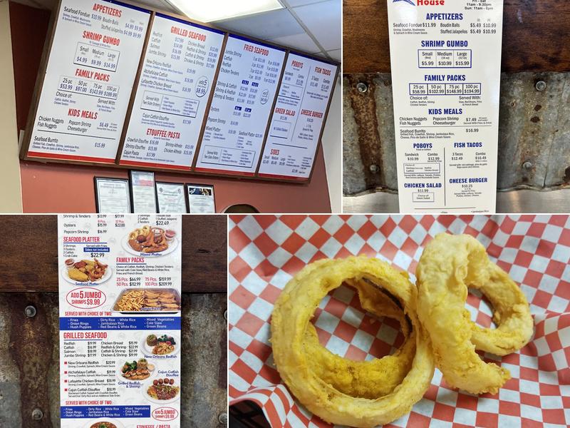 Louisiana Fish House Menu