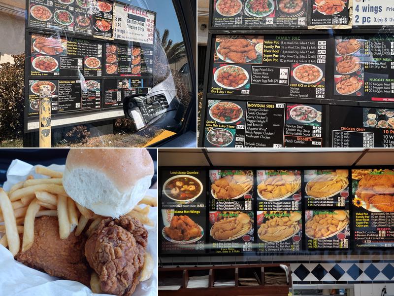 Louisiana Fried Chicken & Chinese Food Menu