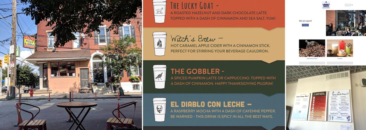 Lucky Goat Coffee House Menu
