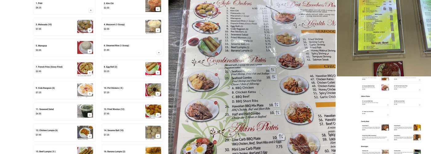 Lulu Hawaiian BBQ Menu