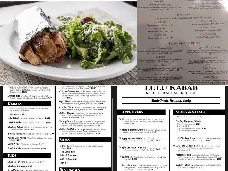 Lulu Kabab Menu