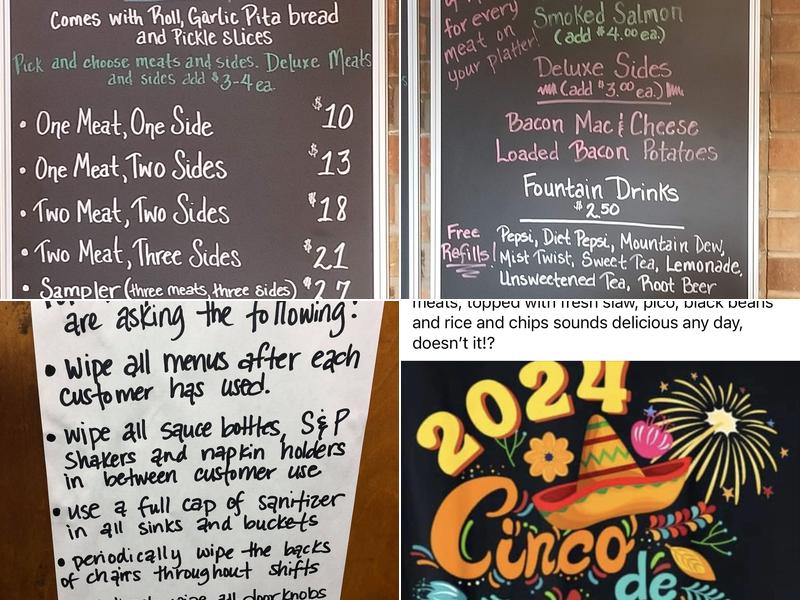 M-N-M BBQ Catering and Special Events Menu