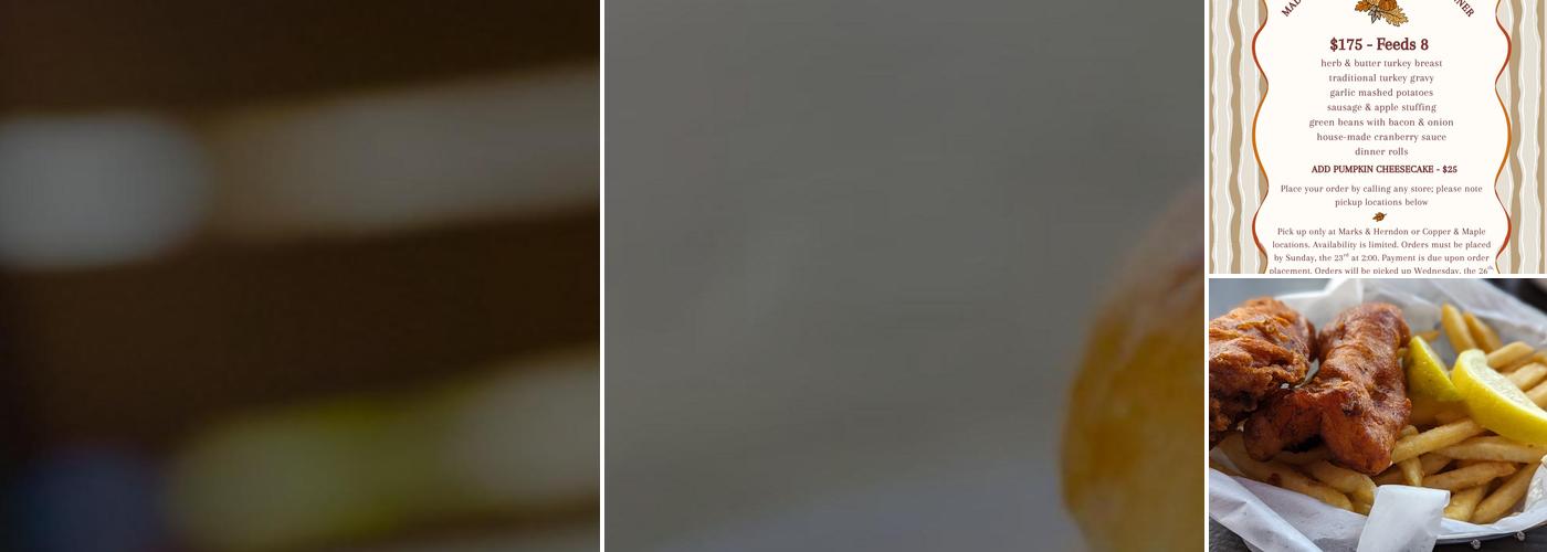 Mad Duck Craft Brewing Co Menu