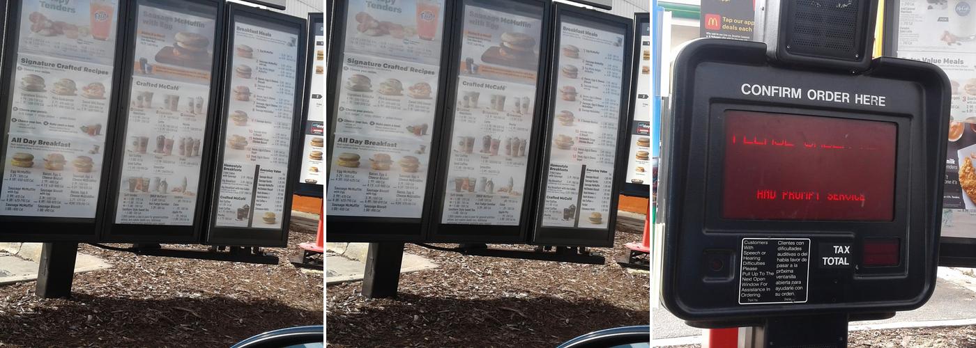 McDonald's Menu