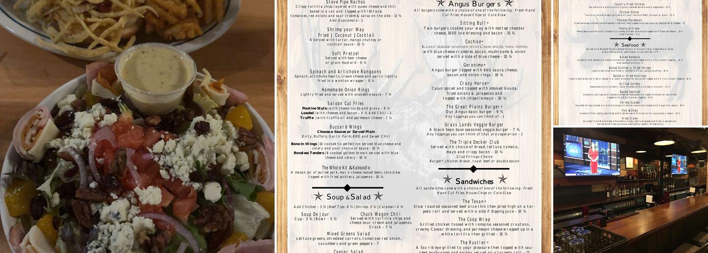 Mad Moose Saloon Menu