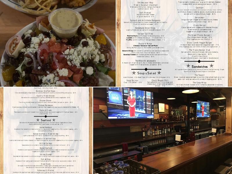 Mad Moose Saloon Menu