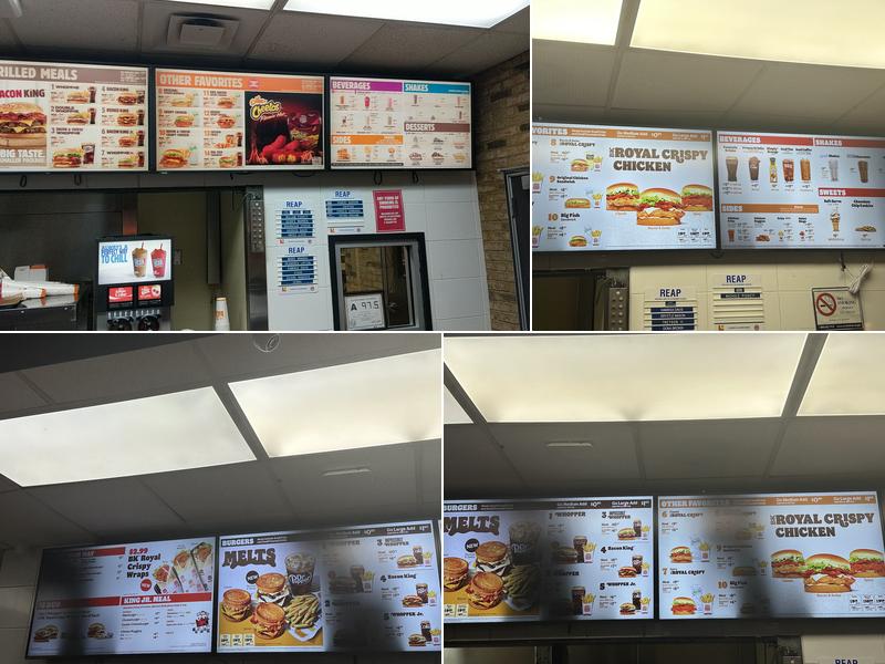 Burger King Menu