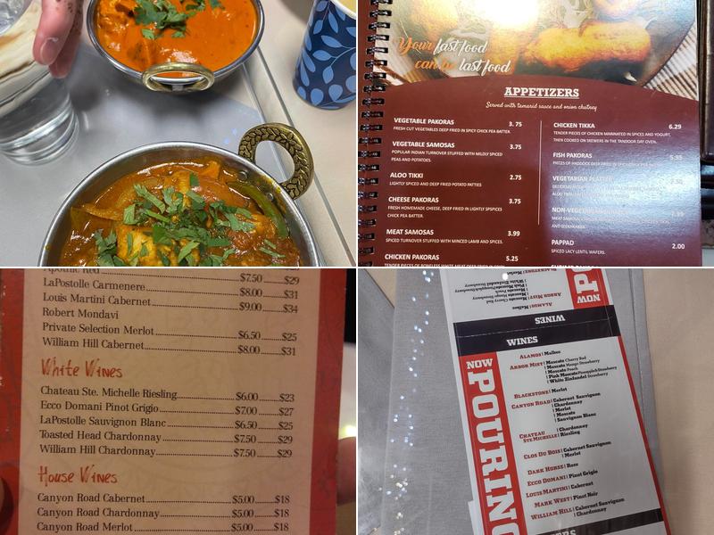 Maharaja of Dayton Menu