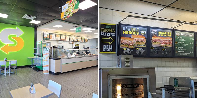 Subway Menu