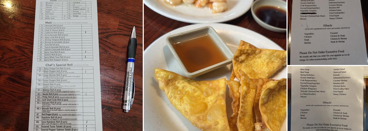 Makino Japanese Buffet Menu