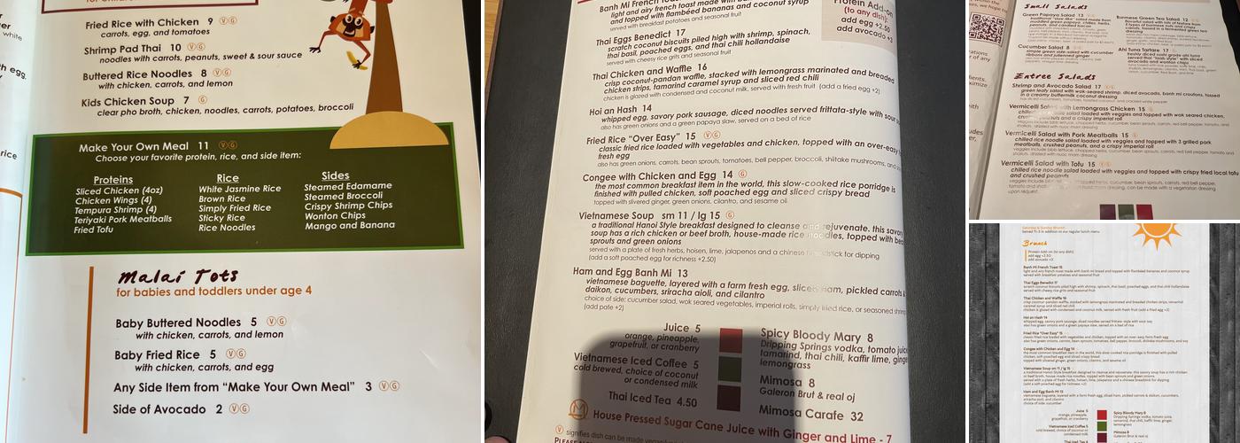 Malai Kitchen Menu