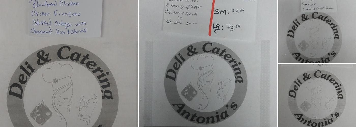 Antonia's Deli & Catering Menu