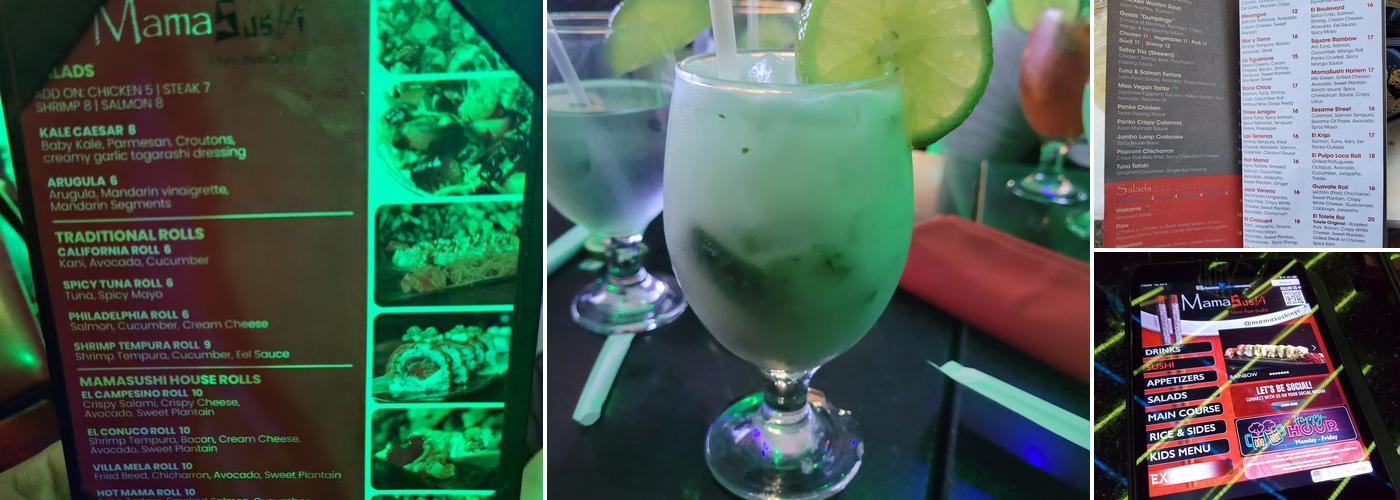 Mamasushi Menu