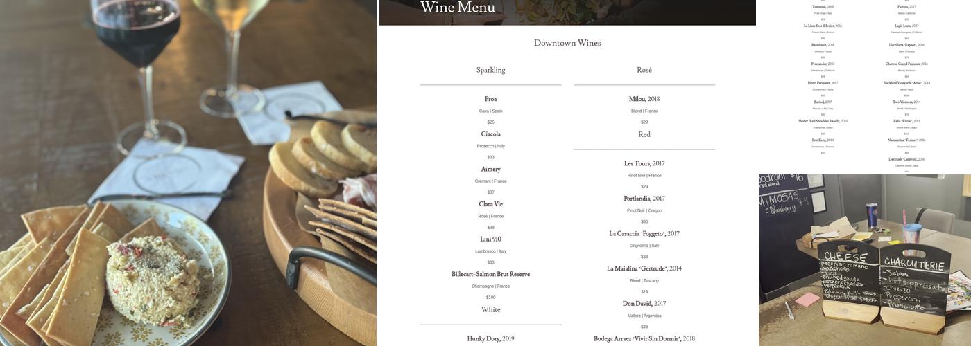 Vita Vite Midtown Menu