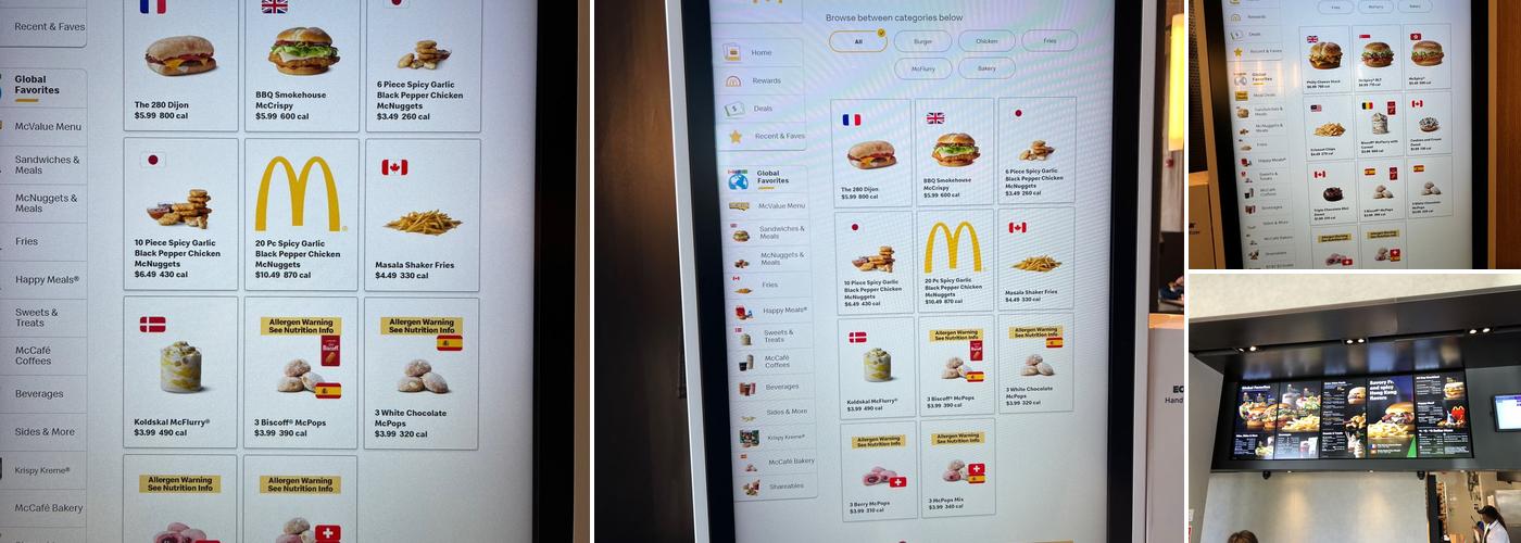 McDonald's Menu