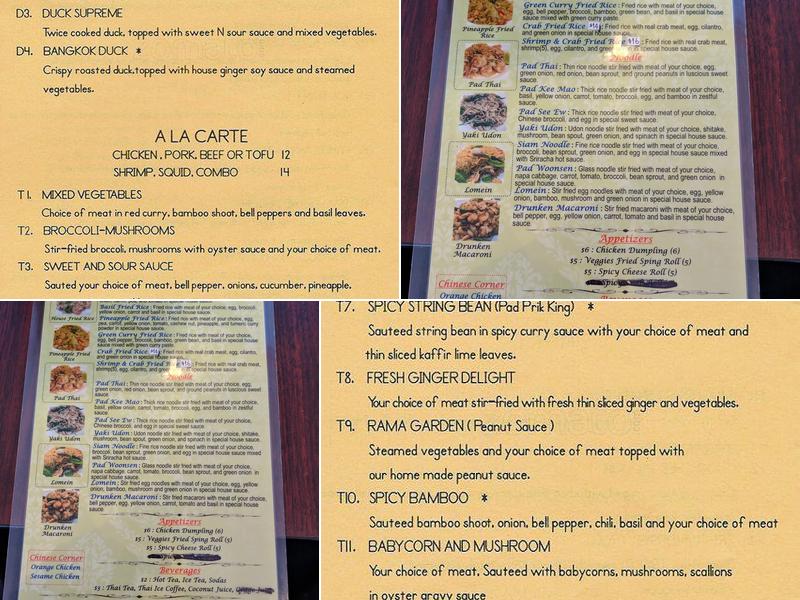 Mango Tree Menu
