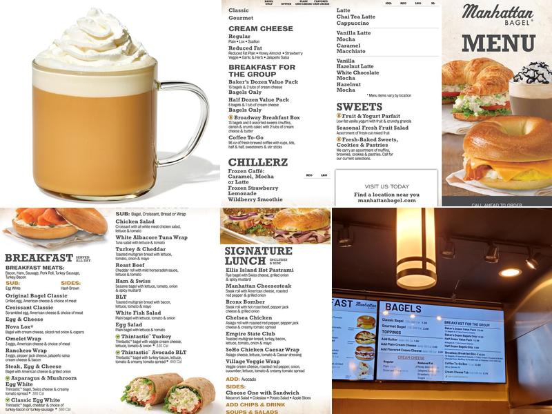 Manhattan Bagel Menu