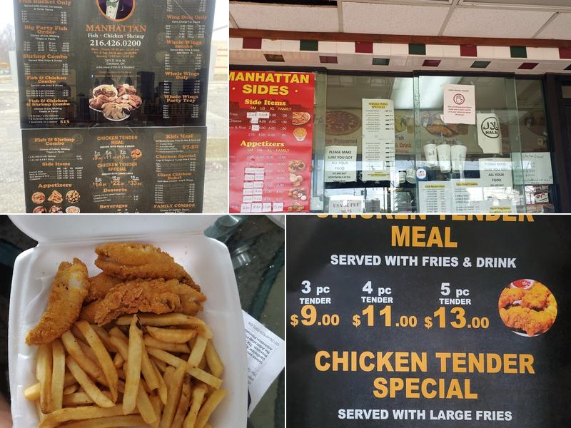 Manhattan Fish & Chicken Menu