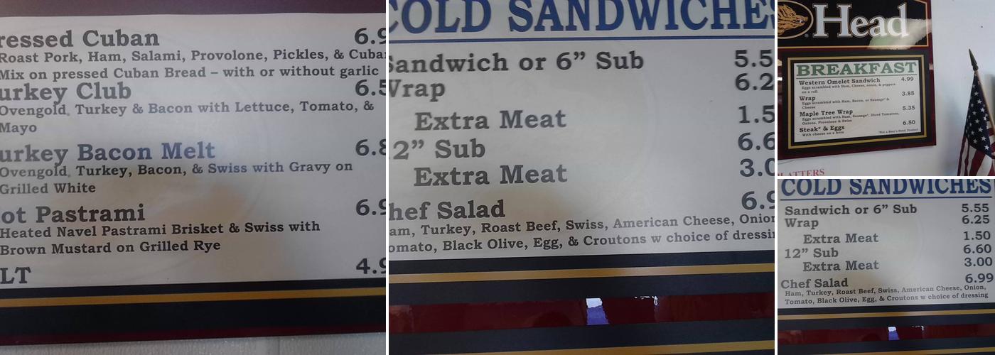 Maple Tree Deli Menu