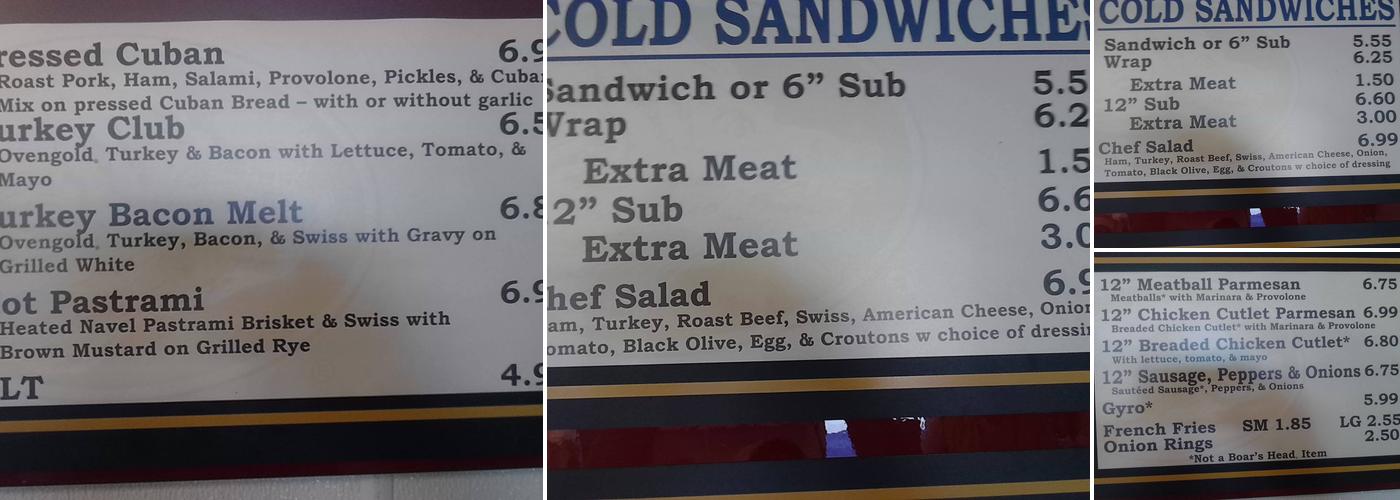 Maple Tree Deli Menu