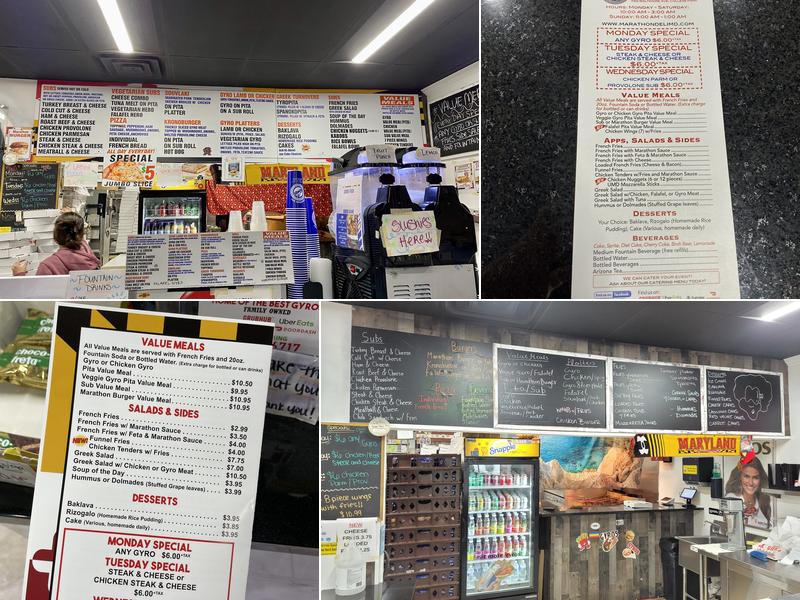 Marathon Deli Menu