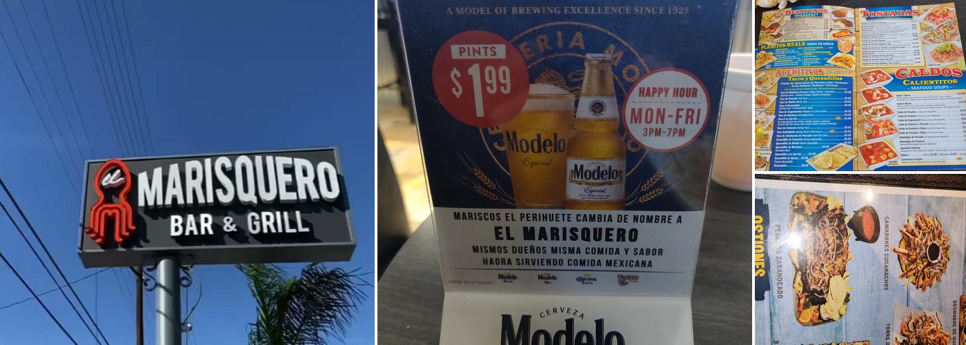 El Marisquero Bar and Grill Menu