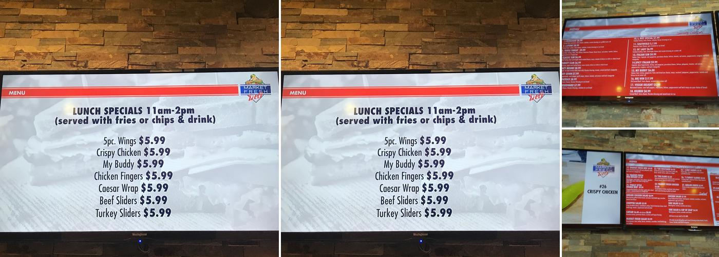 Market Fresh Deli Menu