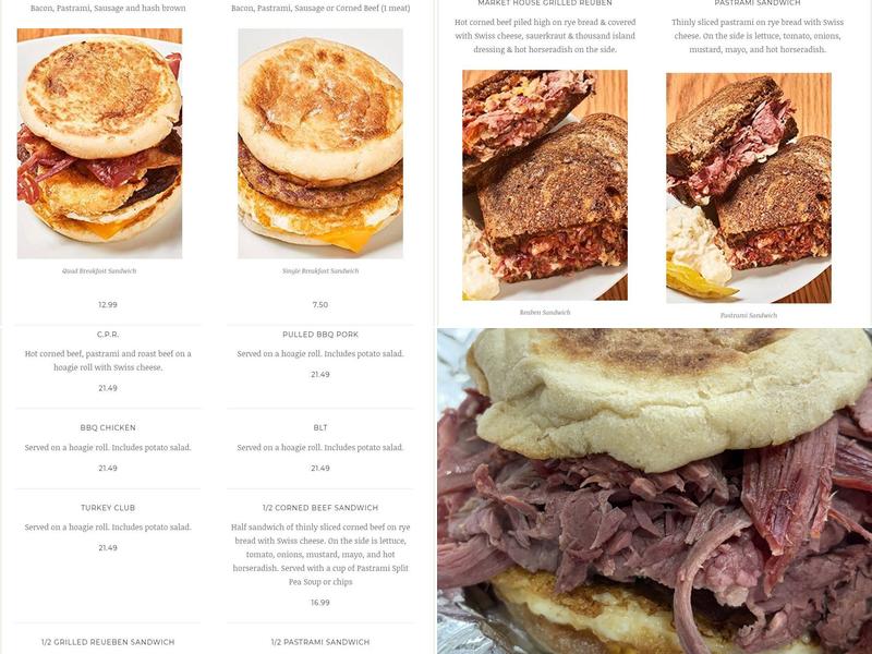 Market House Meats Menu