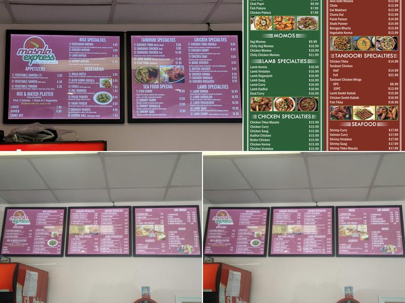 Masala Express Menu