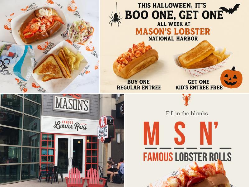 Mason's Famous Lobster Rolls 156 National Plaza, Oxon Hill