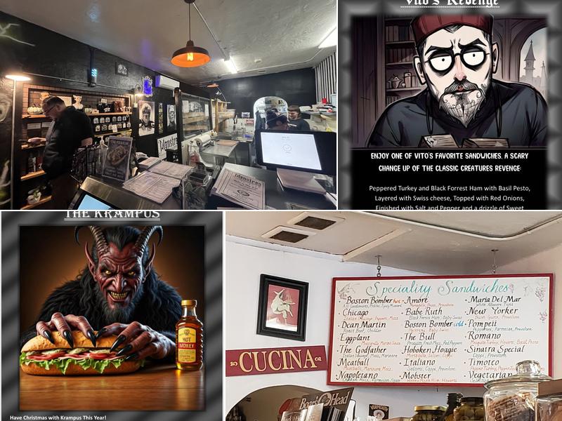 Monstros Sub Shop Menu