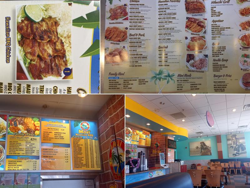 Maui Hawaiian BBQ Menu