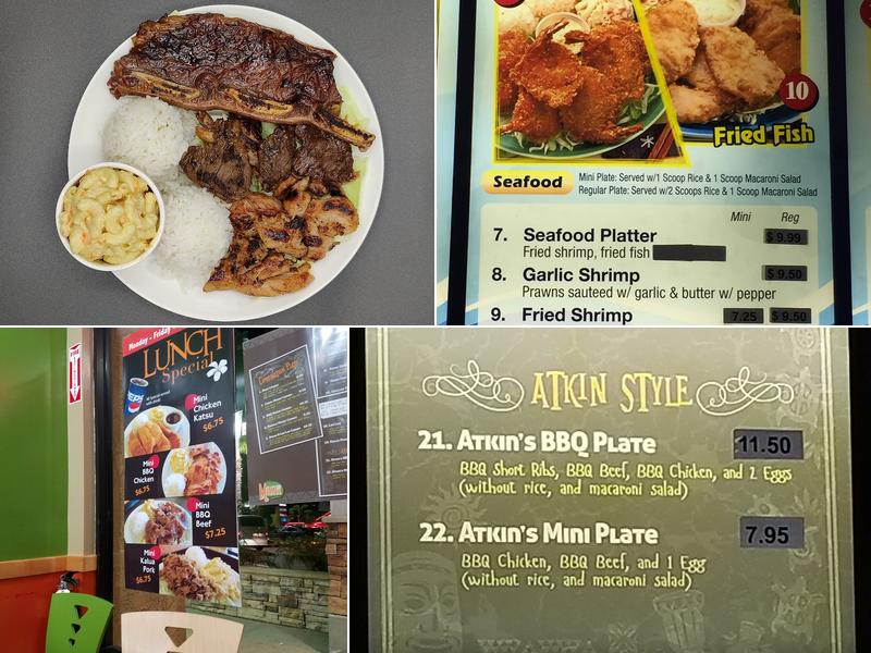 Maui Hawaiian Barbeque Menu