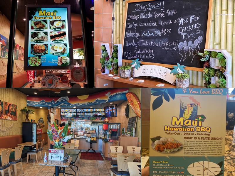 Maui Hawaiian BBQ Menu