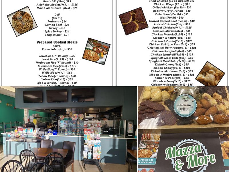Mazza and More Menu