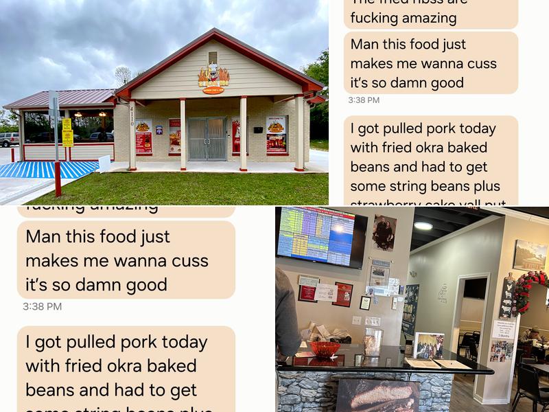 McInnis's 12 Bone BBQ Menu