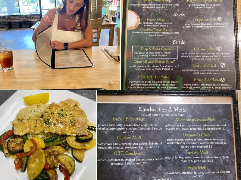 Grunow's Kitchen Menu