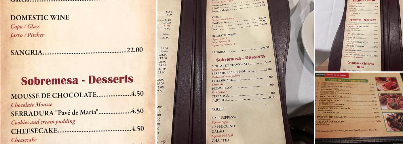 Mediterranean 2000 Menu