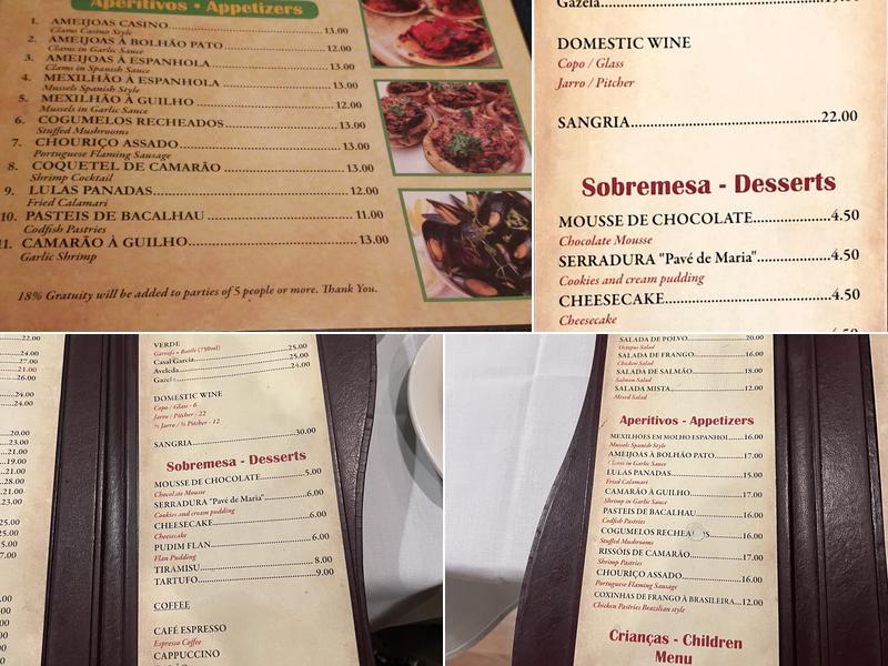 Mediterranean 2000 Menu