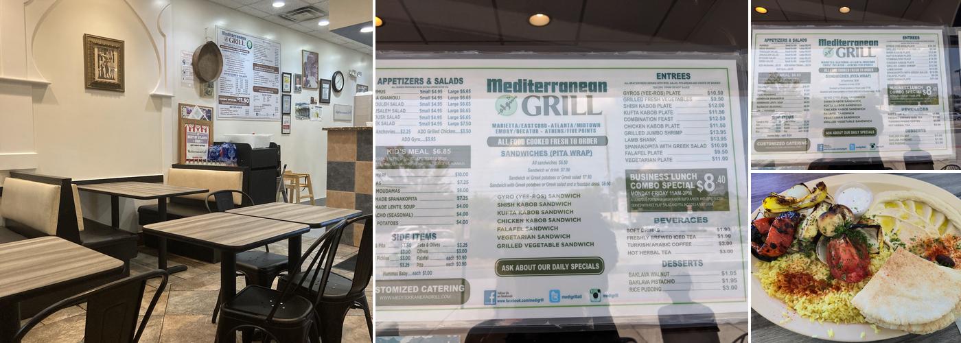 Mediterranean Grill Menu