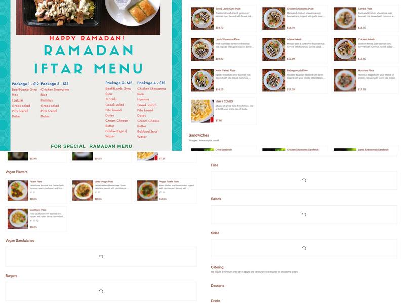 Mediterranean Grill Menu