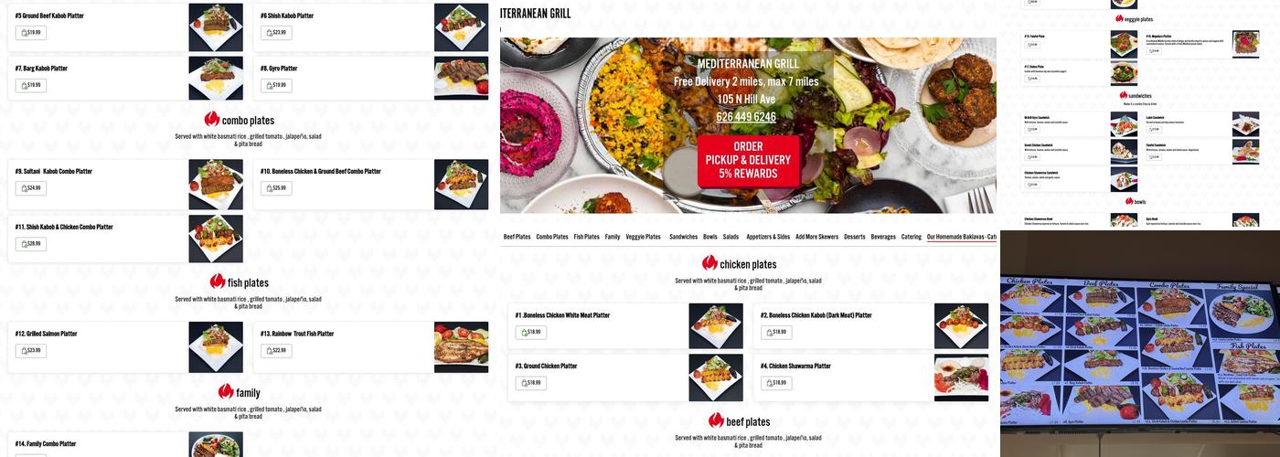 M Grill Pasadena Menu