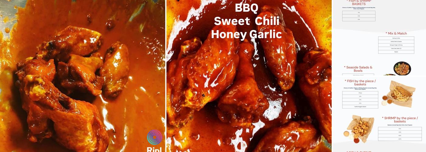 Off The Hook Fish & Shrimp Menu