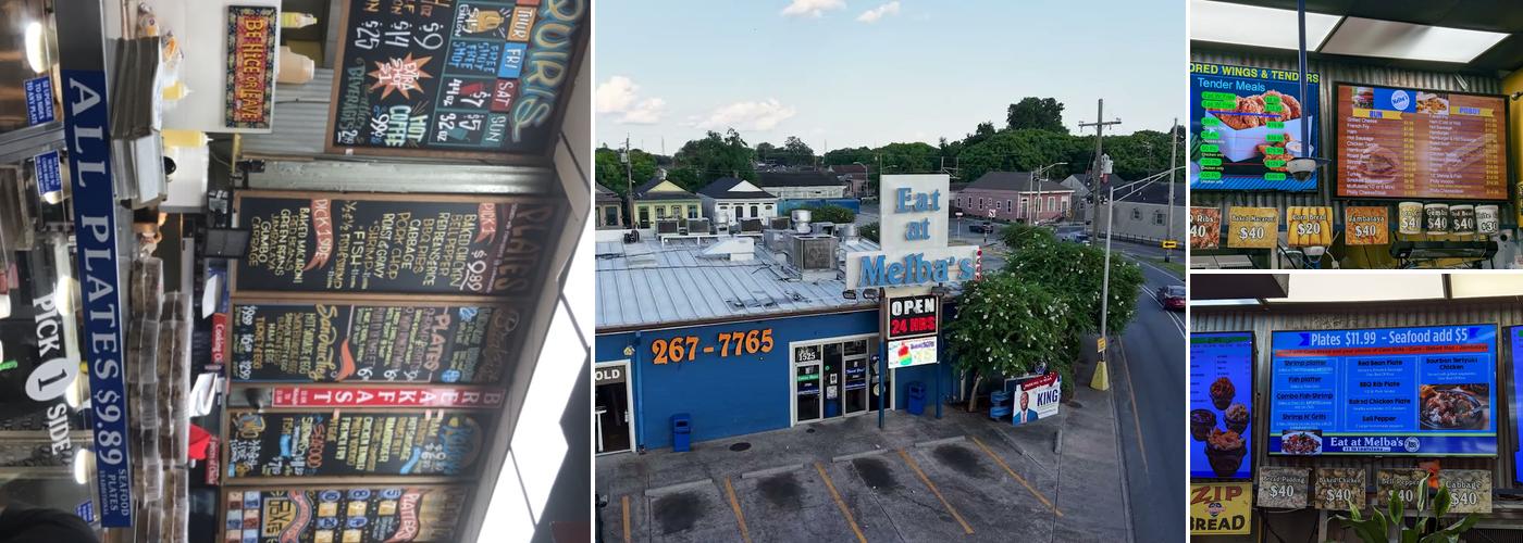 Melba's on Elysian Fields Ave Menu