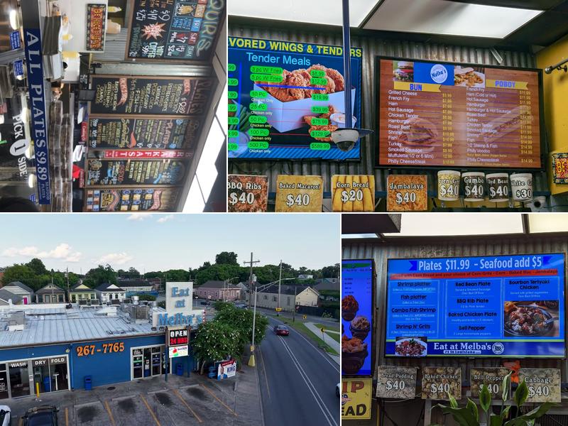 Melba's on Elysian Fields Ave Menu